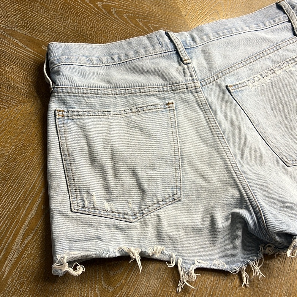 MADEWELL Relaxed Raw Hem Denim Jean Short 29 - Picture 6 of 11